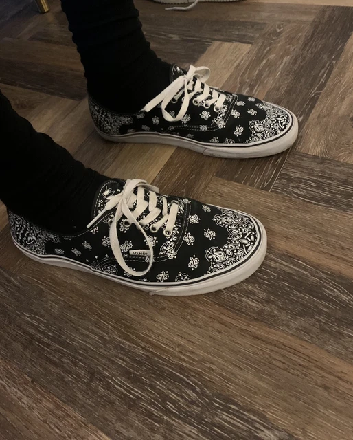 Bandana print vans sale