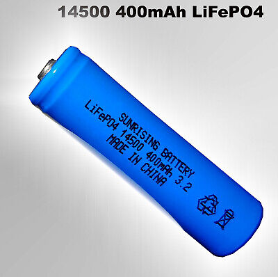 Ifr 14500 400mAh 3,2V pour Solar-Leuchten Batteries Batterie LiFePO4