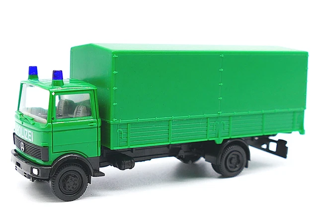 Herpa Mercedes-Benz Pritsche Mit Plane - Miniatur Fahrzeug 1:87