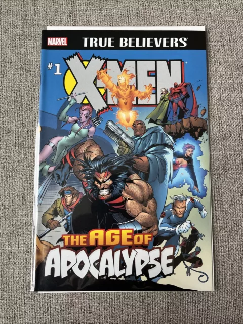 X-MEN: ALPHA Age of Apocalypse #1 True Believers Variant Marvel Comics