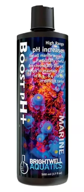 Brightwell Aquatics Boost pH+ Liquid pH Increase For  Marine Aquarium Reef Tank