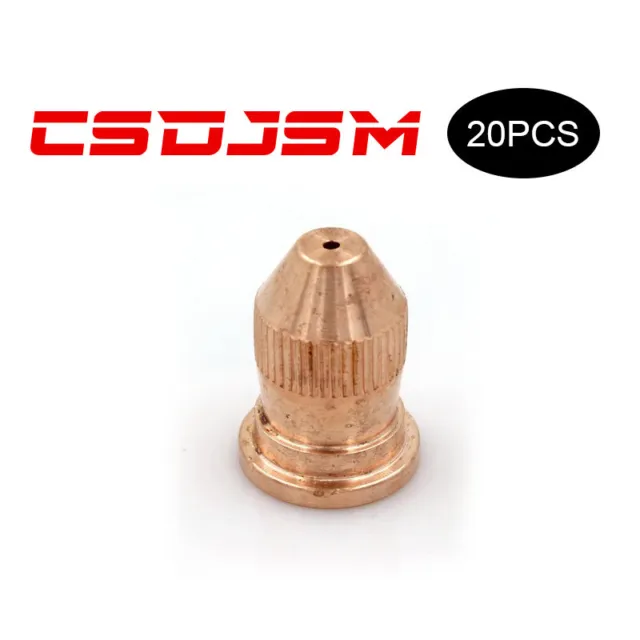 20pcs Plasma Cutting Torch 21330 Tip Nozzle 50A 1.0mm 0.039'' for ESAB PT-20AM