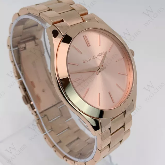 Michael Kors MK3197 Runway Rose Gold Dial Stainless Steel Quartz Women's Watch