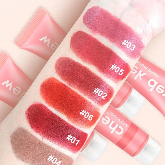 Blush trucco liquido, pizzico morbido rosso liquido, idratante leggero B7K8