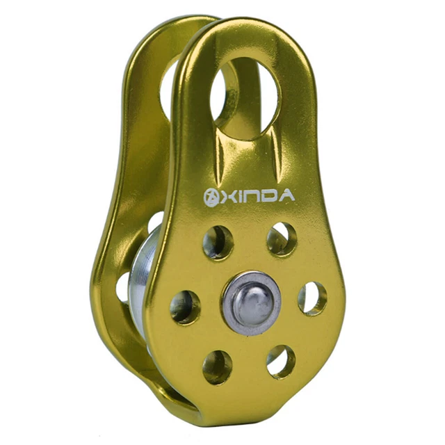 QINGCHU rope roller deflection roller 20 kN - climbing roller aluminum outer bearing lifting vo 2