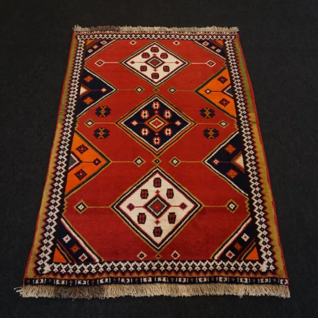 Oriente Gabbeh Alfombra 164 X 111CM Rojo Schiraz Persa Anudada a Mano