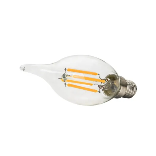 Energy Saving LED Light Bulb Flame E14 Screw 2700K Warm White For Pendant Lights