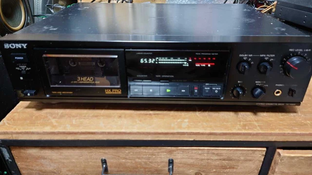 SONY TC-K600 3HEAD Hx Pro Stereo Cassette Deck Recording Playback ...