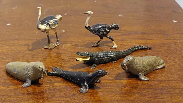 Vintage Lead Zoo Animals,Britains Ect