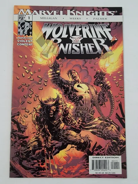 WOLVERINE & The PUNISHER lot (5) #1-5 NM+ Complete MARVEL KNIGHTS Mike Deodato 2