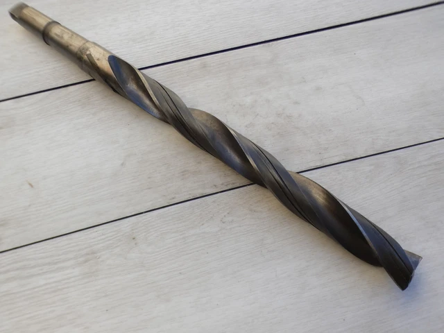 Foret à Métaux HSS 13mm DIN345, Queue Cône Morse CM1 - Neuf, Fabriqué En Allemagne, Pour Perçage Professionnel