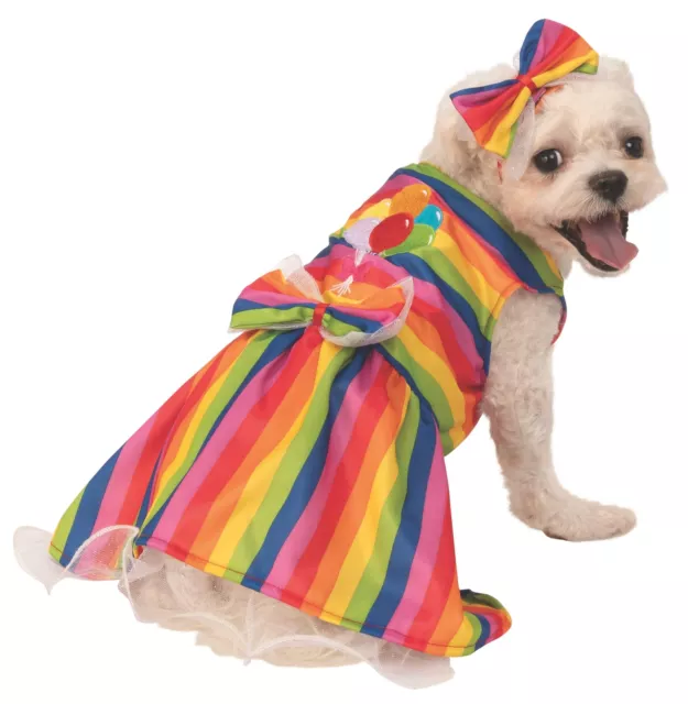 Rubie's Official Rainbow Party Pet Dog Costume, Dog Fancy Dress, Size Large, 200