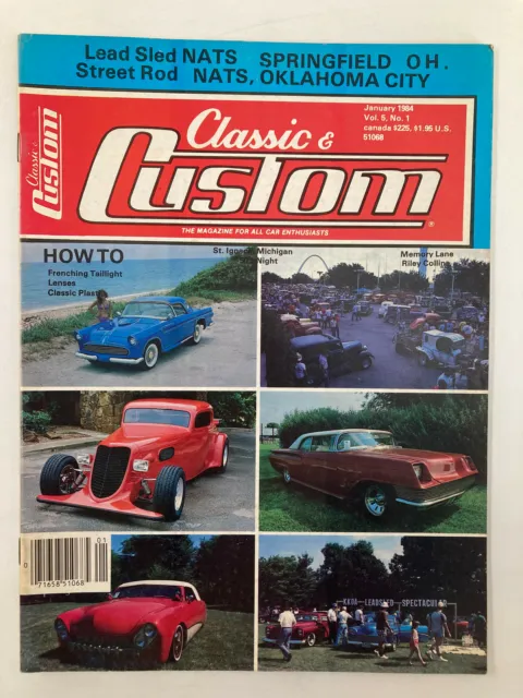 VTG Classic & Custom Magazine January 1984 Frenching Taillight Lenses No Label