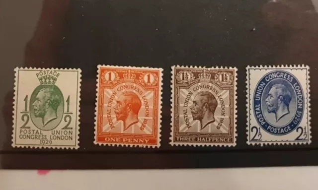 GB 1929 George V SG 434 - 437 Postal Union Congress set of 4  UM / MNH cat £35