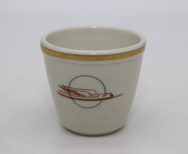 Union Pacific Winged Streamliner Railroad China Demitasse Cup