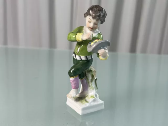 KPM Porcelana Figura Jóvenes 10,5 CM 1 Wahl Superior Estado