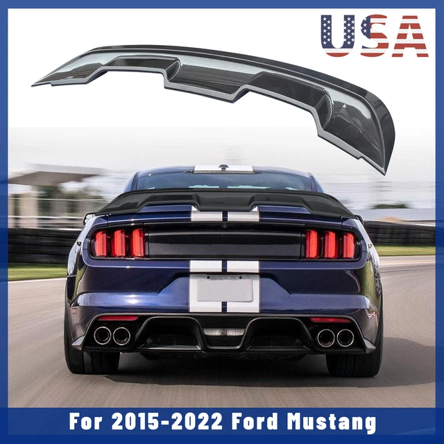 CARBON FIBER REAR Trunk Lip Spoiler Wing for 20152022 Ford Mustang