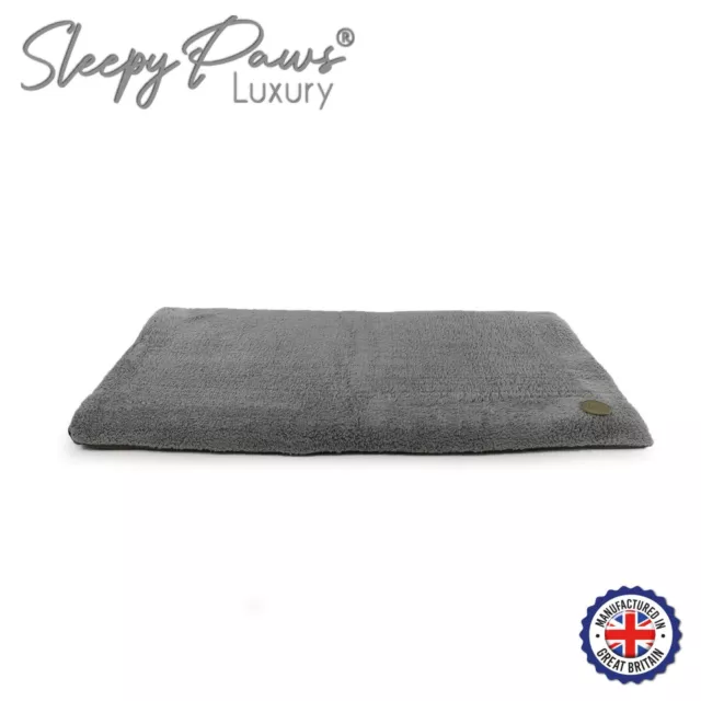 Ancol Sleepy Paws Flat Pad 76cm x 53cm Grey, Size Medium, Dog Beds, Sleep 558195