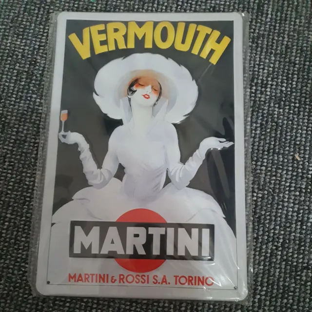Vermouth Martini Vintage Martini & Rossi S.A. Torino Insegna Metallo Irlandese