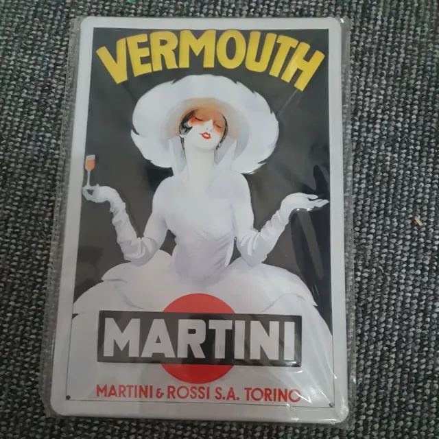 Vermouth Martini Vintage Martini & Rossi S.A. Torino Insegna Metallo Irlandese