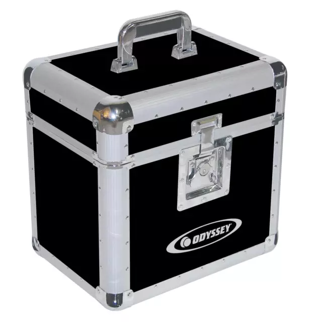 Odyssey KLP1BLK Black Krom LP Utility Case Holds 70 12” Vinyl Record LP Case