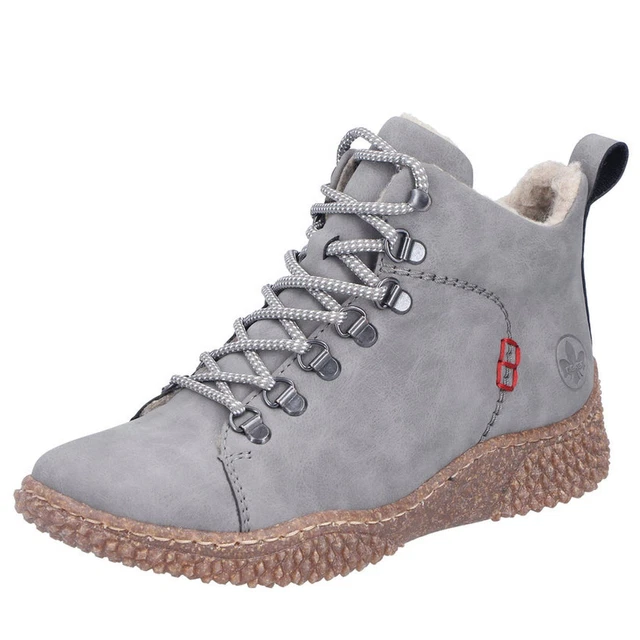 Bottes D'hiver Femmes Miccos Shoes - Taille 37, Grises, Cuir, Doublure Chaude, Neuves Avec Emballage