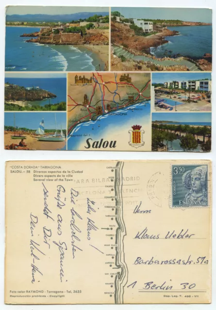 21640 - Salou - Tarragona - Costa Dorada - Ansichtskarte, gelaufen