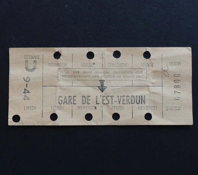 Ancienne Carte Hebdomadaire Métro Paris RATP - Ticket De Métro Vintage, Collection