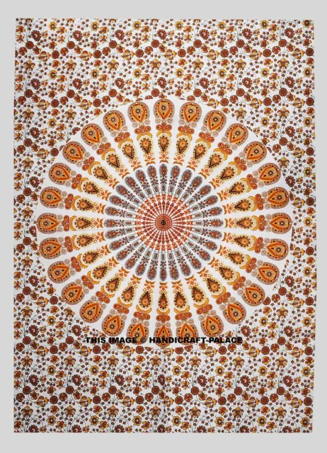 Bohemian Beach Mandala Tapestry Hippie Throw Yoga Mat Indian Wall Hanging Decor