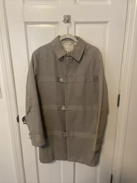 Brooks Brothers Black Fleece Grey Contrast Trench Coat by Thom Browne BB2 Unique