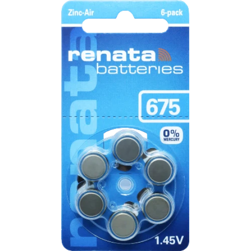 Baterías De Audífono Za Renata Pk6