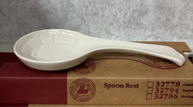 Longaberger Spoon Rest - Heirloom Ivory - USA