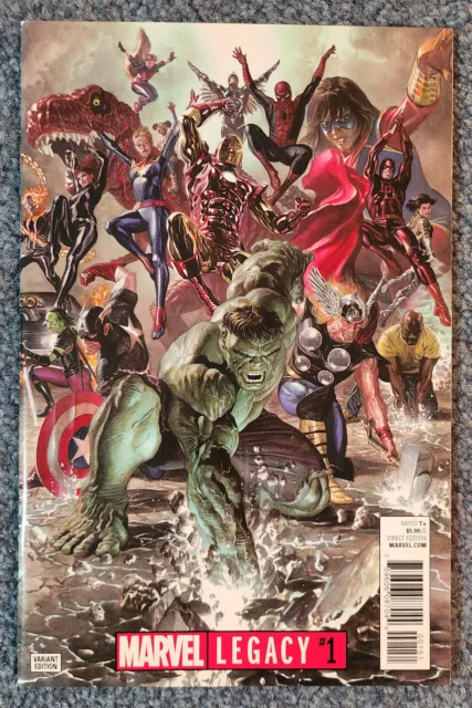 Marvel Legacy #1 Alex Ross Exclusive 1:50 Variant Marvel Comics 2017 Unread - NM