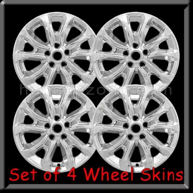 Chevy Equinox Chrome Wheel Skins Hubcaps 17" 2018-2022 Chevrolet Wheel Covers