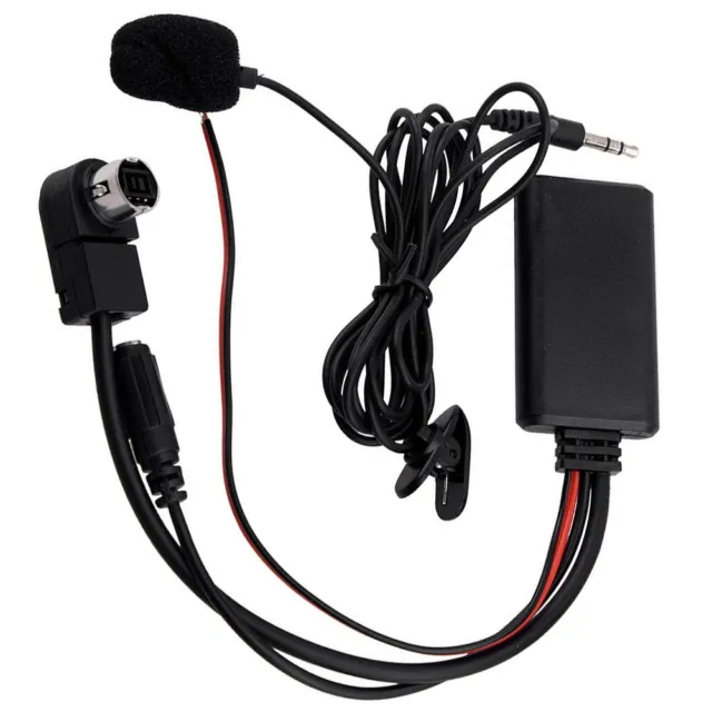 Adaptateur de Câble Audio de Voiture, Remplacement de L'adaptateur de Câble  de Musique Audio Stéréo RD4 AUX Stéréo 12 Broches Bluetooth pour Citroen C2  C3 C4 C5 C6(Sans micro) Terminaux et faisceaux 