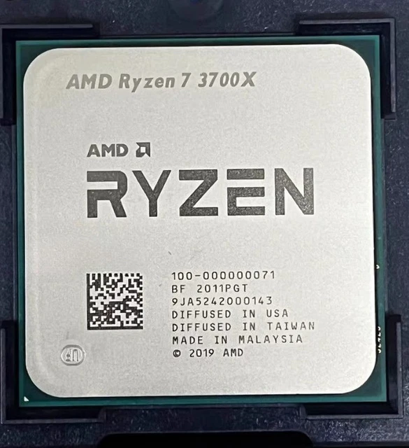 AMD Ryzen 7 3700X Processor – R7 3700X, 3.6GHz, 8-Core 16-Thread, AM4, Used
