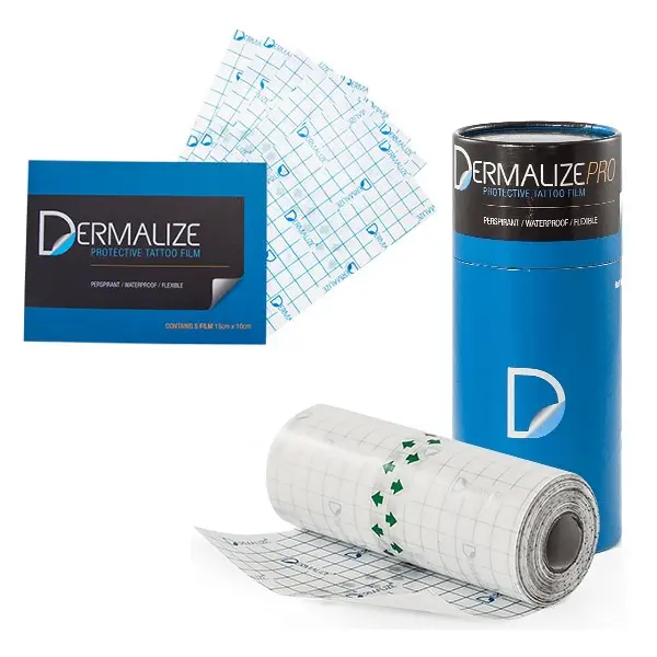 Dermalize Pro Tattoo Aftercare Roll Coverup Film - 5 x15cm sheet pack / 10m Roll 2