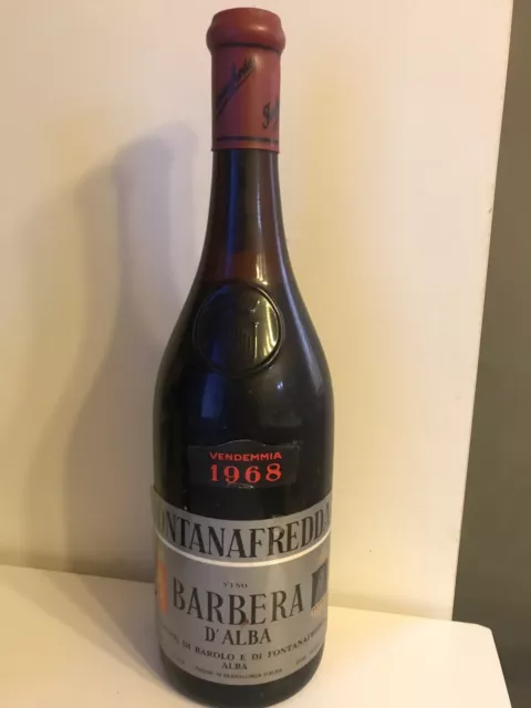 Vino Da Collezione Barbera D Alba Fontanafredda Vendemmia 1968