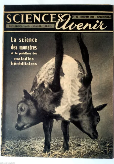 SCIENCES ET AVENIR du 11/1955; La science des monstres/ Ultra-sons/ Oeufs vivan