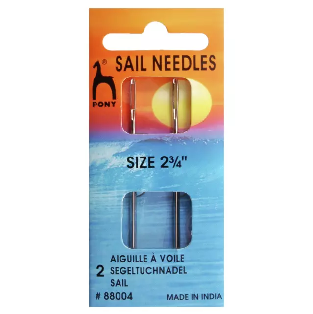 Pony Sail Hand Sewing Needles 2.75"