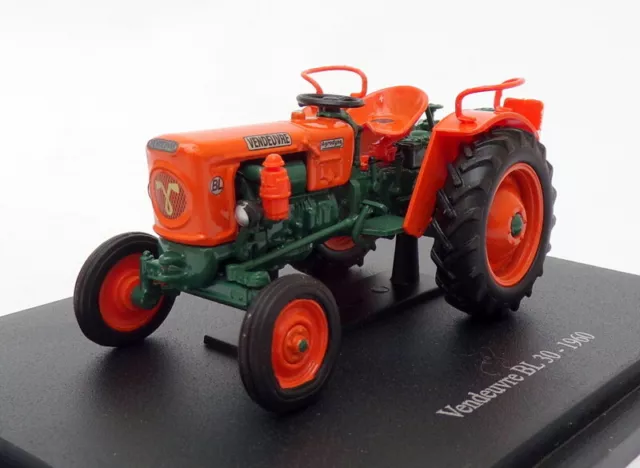 Hachette 1/43 Scale Model Tractor HT116 - 1960 Vendeuvre BL 30 - Orange