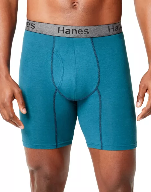 Hanes Comfort Flex Fit Boxer Briefs Ultra Soft Cotton Model 3 Pack Mens  Size S