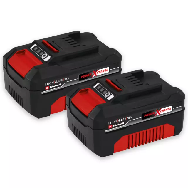 Einhell 18V 3.0Ah Li-Ion Power X-Change Battery Starter Kit 2 Pack