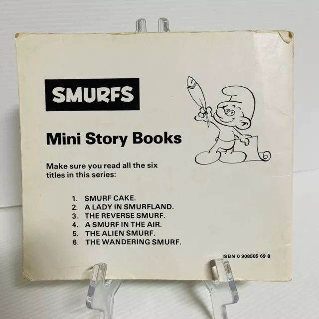 Smurfs Book The Reverse Smurf Vintage Peyo 1981 book 3, Childrens Story Book 2