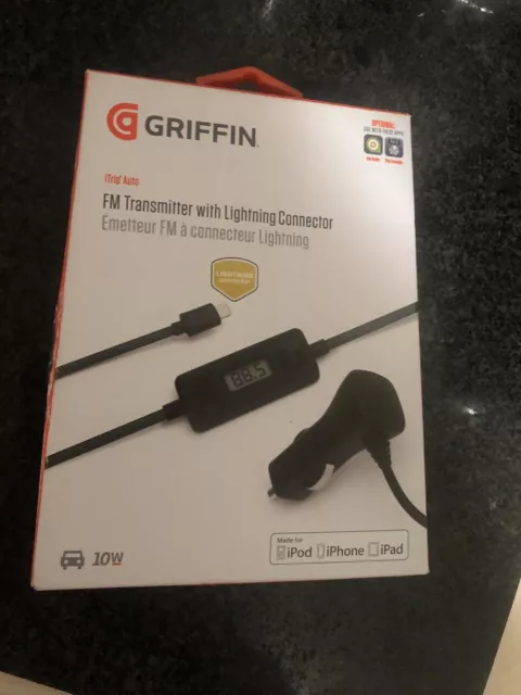 GRIFFIN MFI CERTIFIED iTrip Auto FM Transmitter With Lightning for