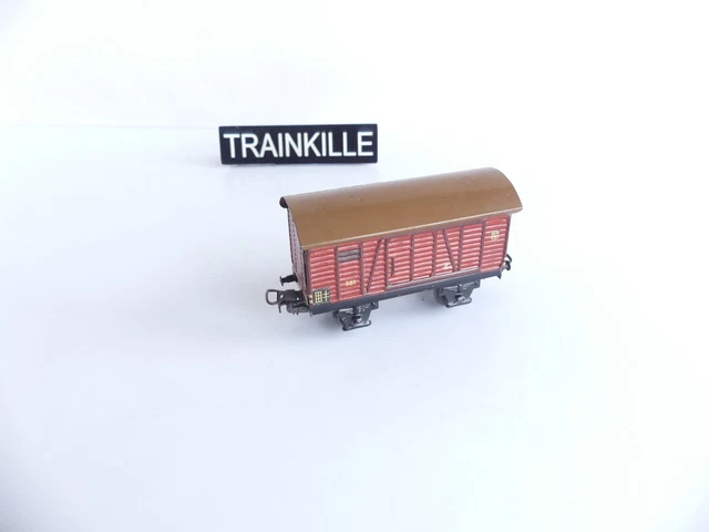 MARKLIN HO 4491 Wagon Couvert Transport Velo Fourgon Cfl Luxembourg Zuch Eisleck EUR 21,17 - ES
