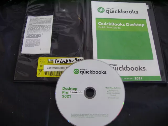 =Permanent Version= Intuit Quickbooks Desktop Pro 2021 For Windows Pc Only