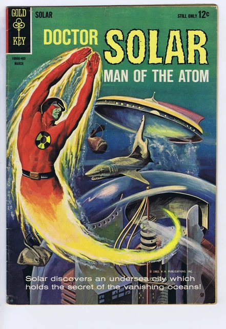 Doctor Solar Man of the Atom #7 Gold Key Pub 1964