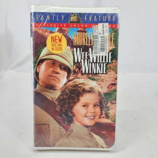 Wee Willie Winkie (VHS, 1994) Clam Shell Shirley Temple