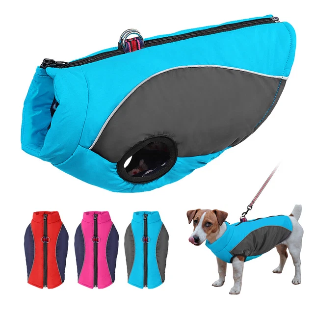 Cappottino Impermeabile Per Cani Abbigliamento Riflettente Gilet Giacca Caldo